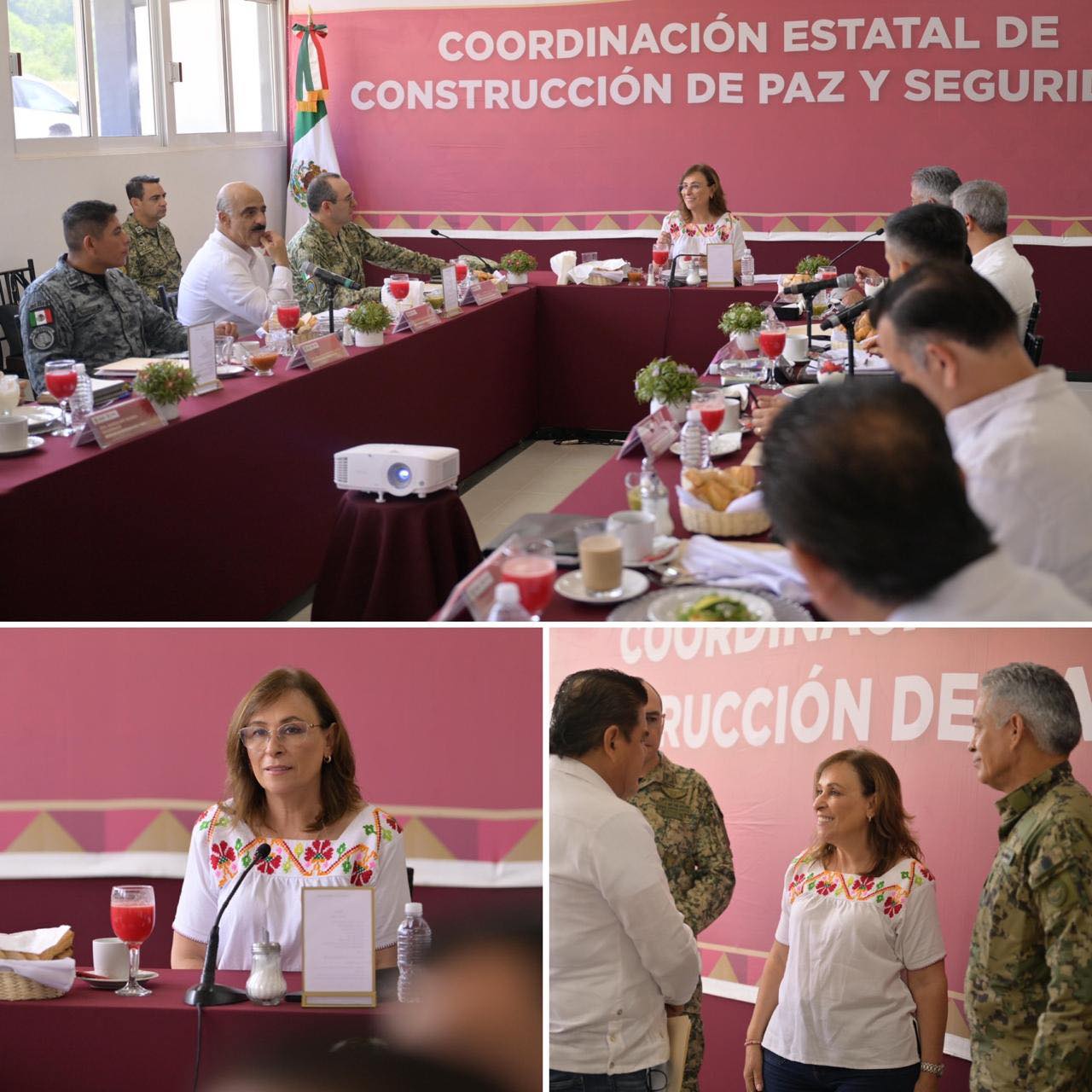 Hoy en TIHUATLÁN llevamos a cabo la Mesa de Seguridad y Construcción de la Paz.