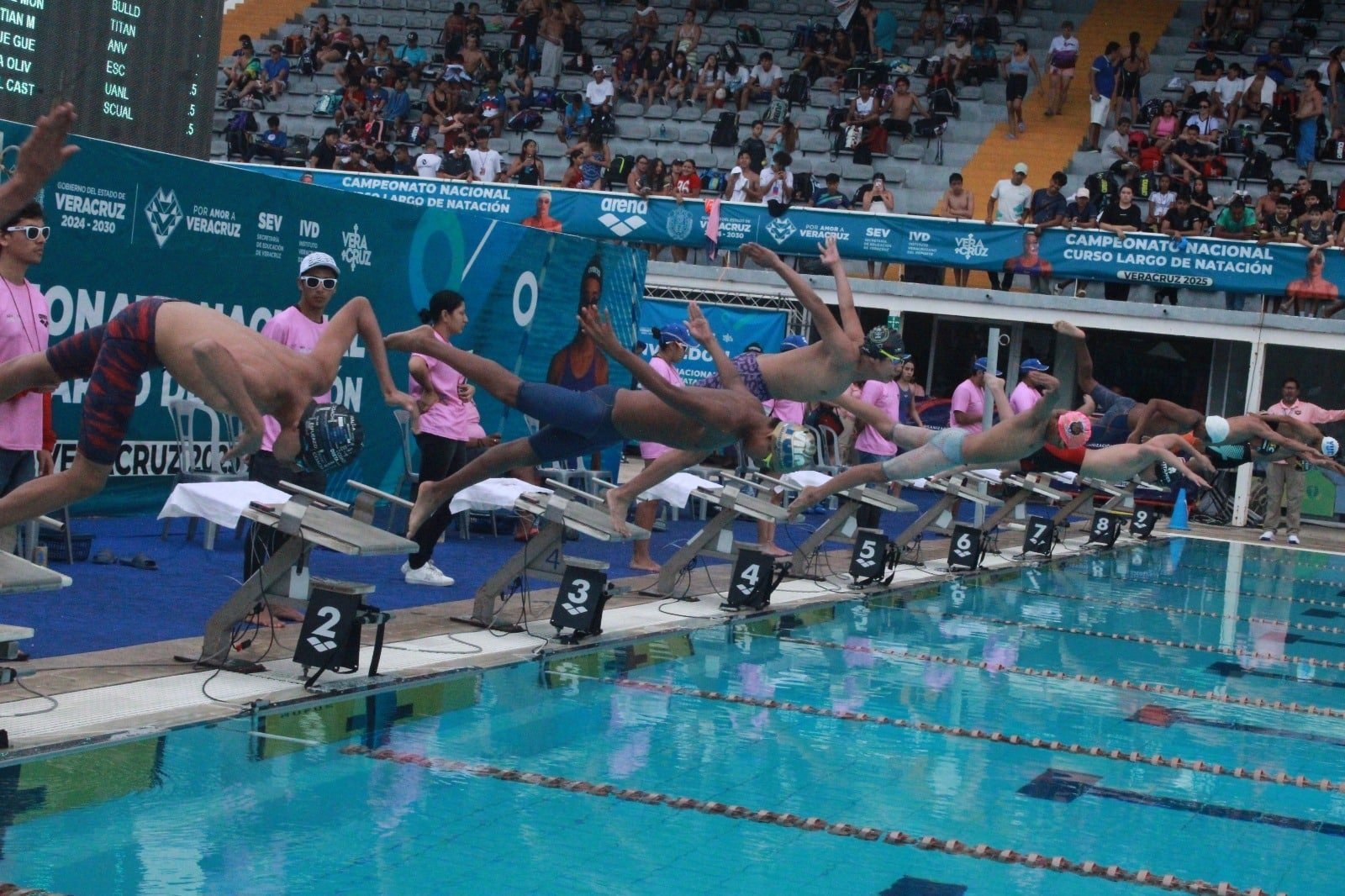 Obtiene Veracruz 32 medallas en nacional de natación y aguas abiertas