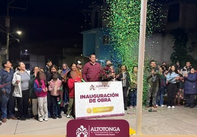 ¡La transformación llega a más calles de Altotonga!