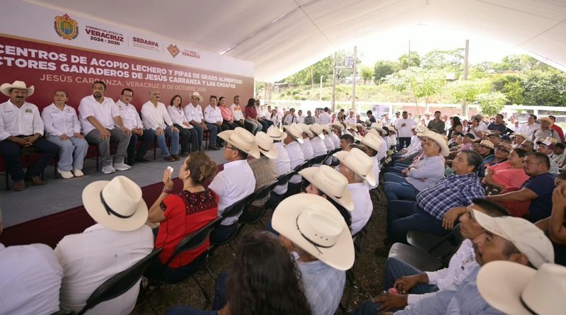 Ampliará Veracruz respaldo presupuestal a productores del campo en 2027: Rocío Nahle