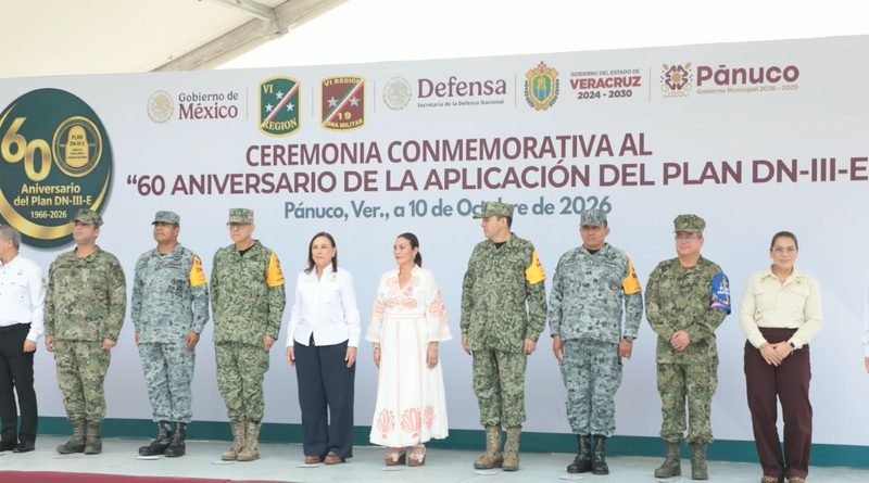 Conmemora Rocío Nahle 60 años del Plan DN-III-E y reconoce solidaridad ante inundaciones
