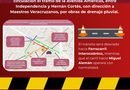 AVISO Se recomienda a la población anticipar sus traslados y considerar rutas alternas a partir de este lunes 12 de octubre.