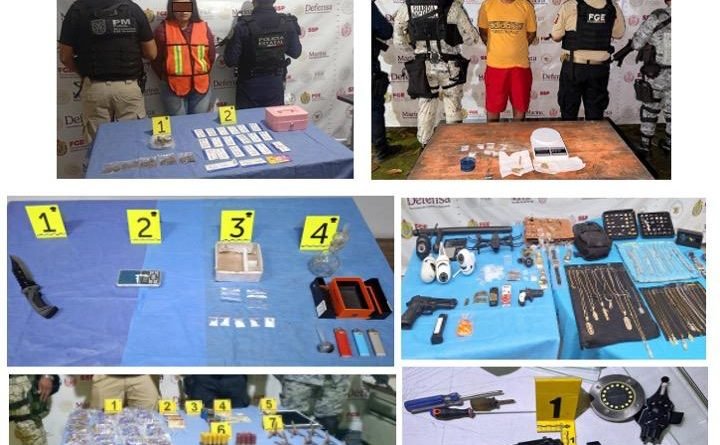 37 cateos en 25 municipios de Veracruz dejan 28 detenidos e indicios asegurados