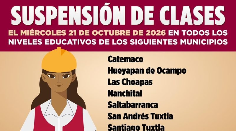 SUSPENSIÓN DE CLASES MIÉRCOLES 21 DE OCTUBRE