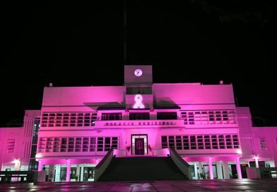Ilumina Gobierno de Coatzacoalcos de rosa espacios públicos por el Mes de Sensibilización sobre el Cáncer de Mama Ilumina Gobierno de Coatzacoalcos de rosa espacios públicos por el Mes de Sensibilización sobre el Cáncer de Mama