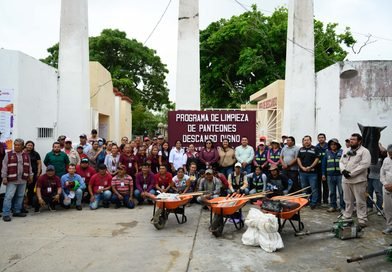 Arranca en Coatzacoalcos el programa “Descanso Digno; Espacios Limpios, Recuerdos Vivos”
