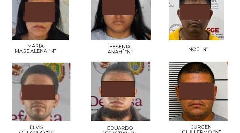 En una semana, 6 personas son vinculadas a proceso por casos de extorsión y homicidio en Tuxpan, Xalapa, Orizaba y Las Choapas