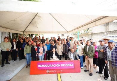 Entrega Daniela Griego más obra pública a Xalapa por el bienestar de la gente