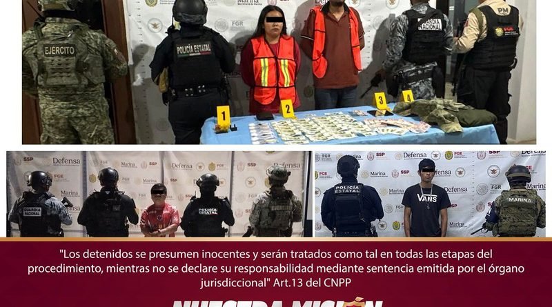 34 detenidos y 120 dosis de presuntas sustancias ilícitas decomisados en operativos coordinados